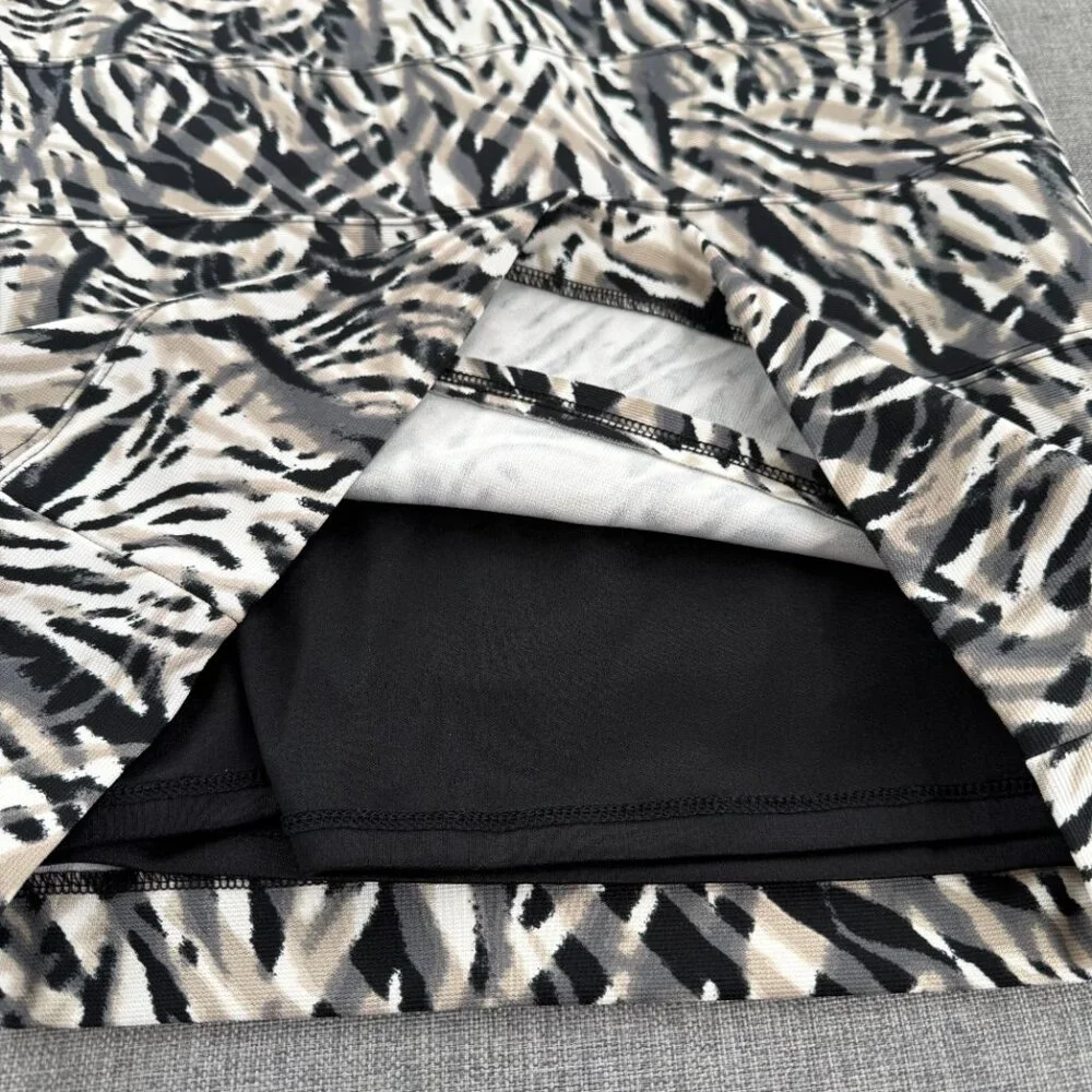 Alfani Pencil Pull on Skirt Petite P Elastic Band Waist High Waisted Lined Black